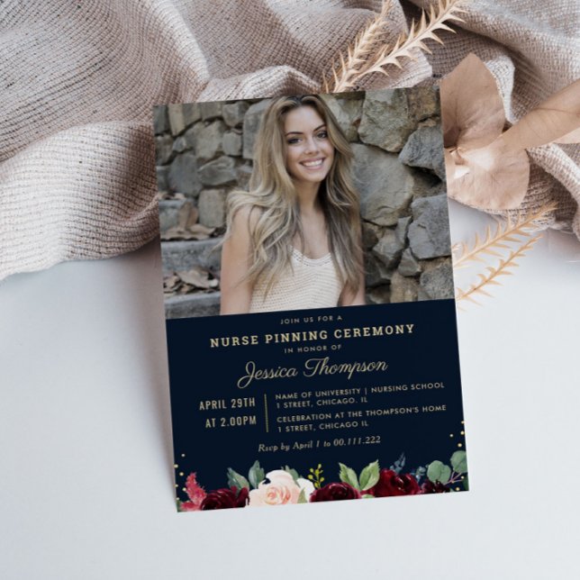 Zeremonie für die Pflege des modernen Fotos Einladung (Von Creator hochgeladen)