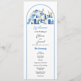 Zeremonie für Santorini-Hochzeiten - Details Griec Programm