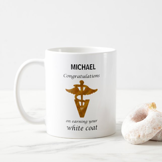 Zeremonie für Veterinärmilch Kaffeetasse (Mit Donut)