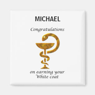 Zeremonie für Veterinärmilch Magnet