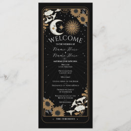Zeremonie Hochzeiten Party Cards Tarot Begrüßungsm Programm