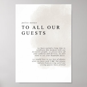 Zeremonie ohne Anschluss, kein Rufzeichen Poster