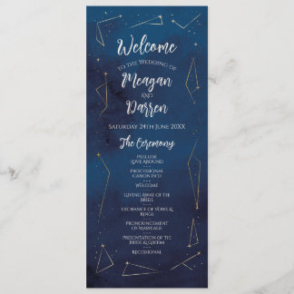 Zeremonie zum Hochzeitsmenü der Star Sign Navy Det Programm