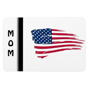 Zerfetzte amerikanische Flagge Magnet