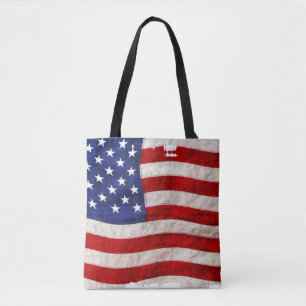 Zerfetzte Grunge patriotische USA-Flagge