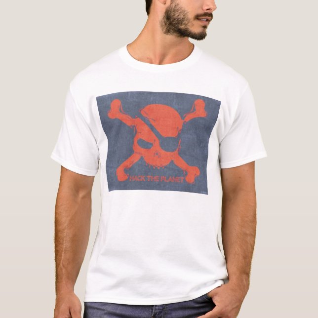 Zerhacken Sie den Planeten PopArt2 T-Shirt (Vorderseite)