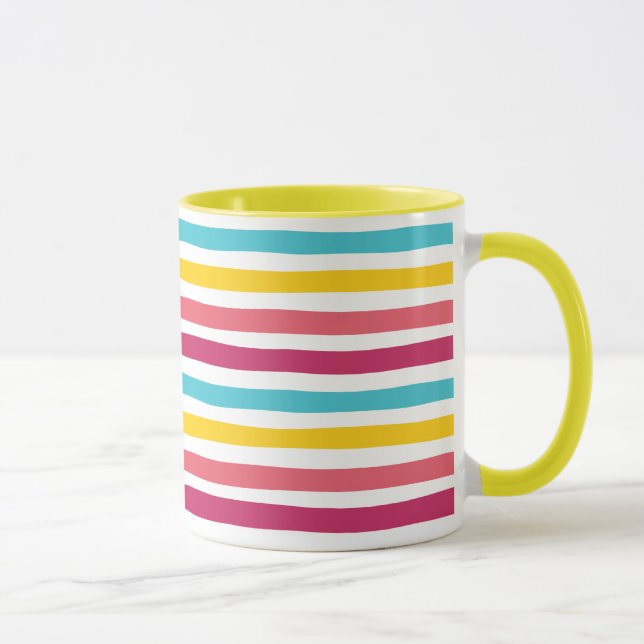 Zerhackte Kerze! Farblicher Spaß Tasse (Rechts)