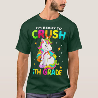 Zerkleinerung 7. Grade Dabbing Einhorn Zurück zur  T-Shirt