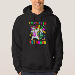 Zerkleinerung des 1. Grade Dabbing Einhorn Zurück Hoodie