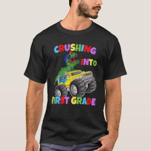Zerkleinerung in Monster der ersten Klasse Truck D T-Shirt
