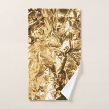 Zerknitterte goldene Falten