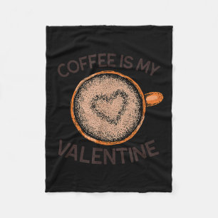 Zerknitterter Hippie-Kaffee ist mein Valentinstag  Fleecedecke