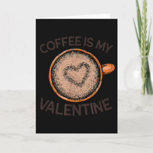 Zerknitterter Hippie-Kaffee ist mein Valentinstag Karte