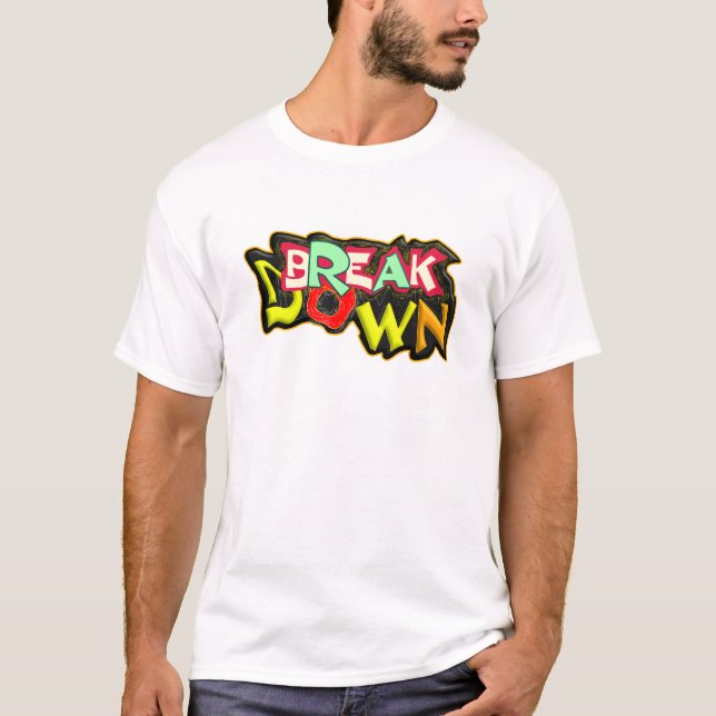 Zerlegen, Typography T-Shirt (Vorderseite)