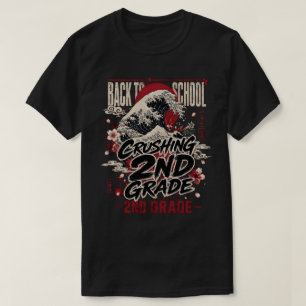 Zermalmer 2. Klasse Japanisches Wellen-Shirt, Cool T-Shirt