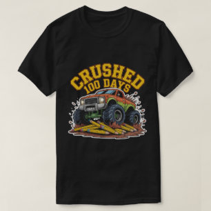 Zermalmtes 100-Tage-Schul-Monster-Truck-Shirt Bo T-Shirt