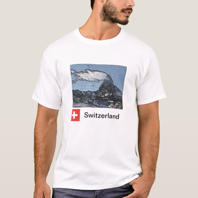 Zermatt Andenken T-Shirt (Vorderseite)