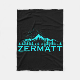 Zermatt Berge Alpin-Ski Schweizer Alpen Schweiz Fleecedecke