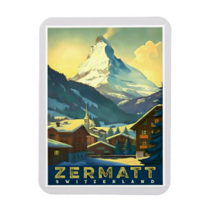 Zermatt - Das majestätische Matterhorn erfassen Magnet