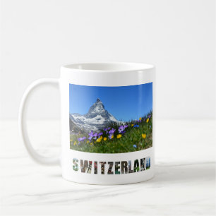 Zermatt Matterhorn die Schweiz Schweizer-Alpen Kaffeetasse