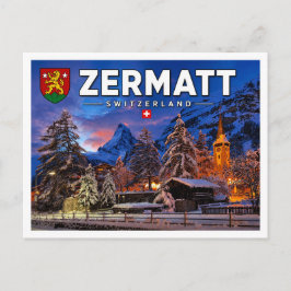 Zermatt - Matterhorn - Schweiz Postkarte