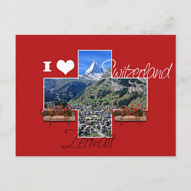 Zermatt - Postkarte (Vorderseite)