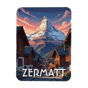 Zermatt Schweiz Matterhorn Magnet