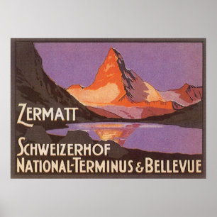 Zermatt Schweiz Poster