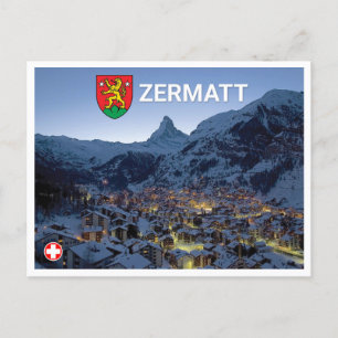 Zermatt - Schweiz Postkarte