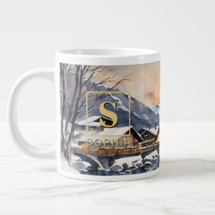 Zermatt, Schweiz Schneeszene Tasse
