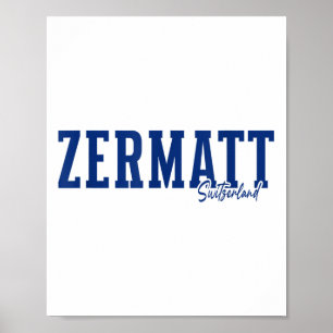 Zermatt Schweiz Schweizer Alpen Bergsee-Zauber im  Poster