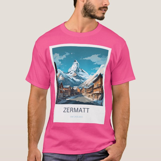 Zermatt Schweiz T-Shirt (Vorderseite)