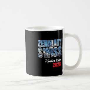 Zermatt Schweiz Winterreise 2026 Alpen Ski Schweiz Kaffeetasse