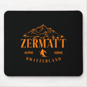 Zermatt Schweizer Alpen Alpin-Ski Schweiz Berg Mousepad
