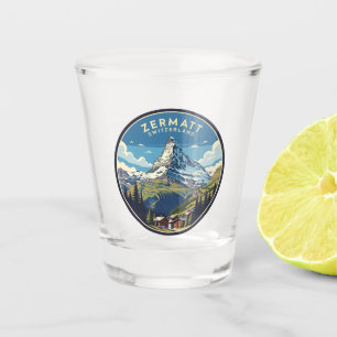 Zermatt Switzerland Matterhorn Schnapsglas