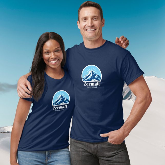 Zermatt Switzerland ski resort vacation  T-Shirt (Von Creator hochgeladen)