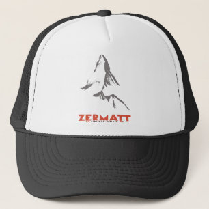 Zermatt, Wallis, die Schweiz Truckerkappe