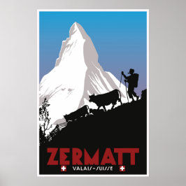 Zermatt, Wallis, Suisse Poster