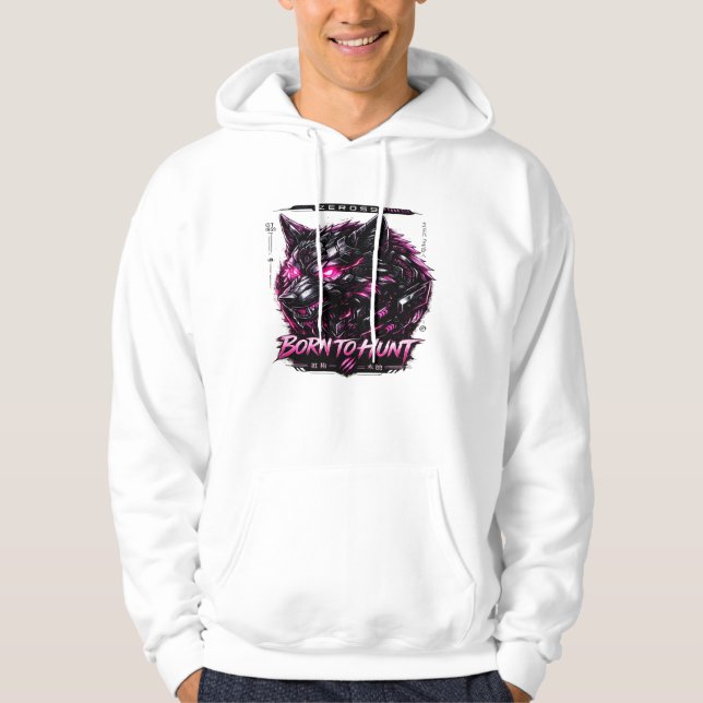 ZERO69 // Born To Hunt: Alpha Protocol Hoodie (Vorderseite)