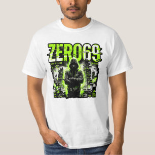 ZERO69 Glitch Division – Chaos Protocol Cyberpunk T-Shirt