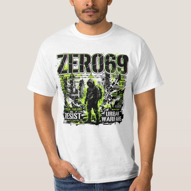 ZERO69 Systemversagen – Urbane Kriegsführung T-Shirt (Vorderseite)
