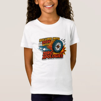 „Zero Apologies“ Rollstuhl für 2026 T-Shirt