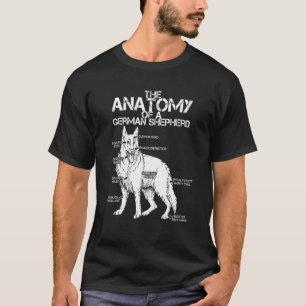 Zero Bark 30 Anatomie des deutschen Hirten für mic T-Shirt