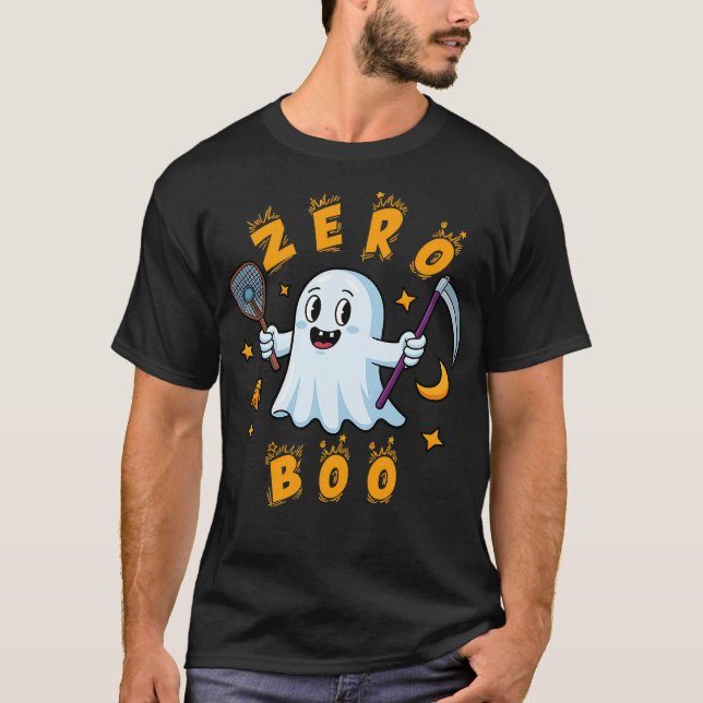 zero boo funny halloween T-Shirt (Vorderseite)