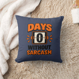 Zero Day Sarkasmus-Meter-Scoreboard Kissen