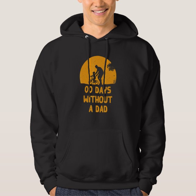 Zero Days Without A Dad Joke Father's Day Sayings  Hoodie (Vorderseite)