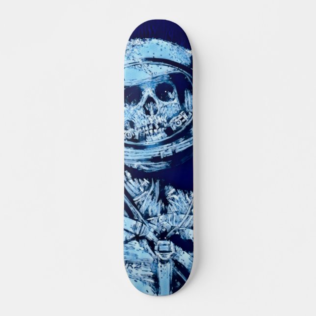 Zero Dead Man Element Custom Chrome Pro Park Board Skateboard (Vorne)