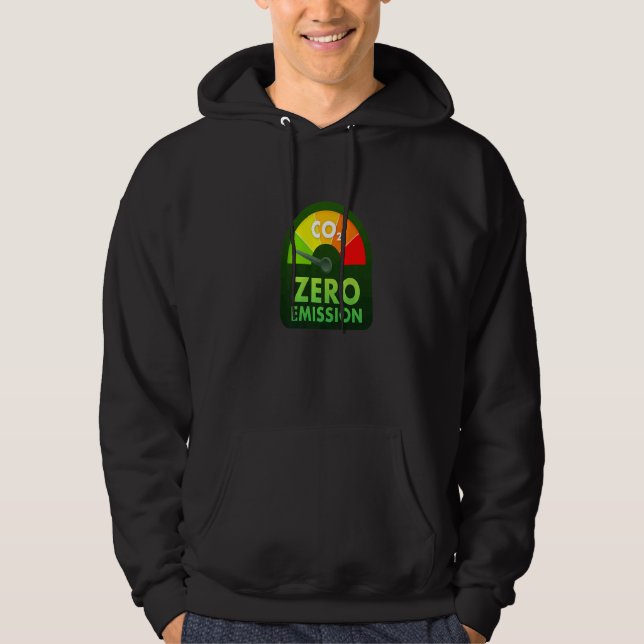 Zero Emissions Owner   Electric Car Drive The Futu Hoodie (Vorderseite)