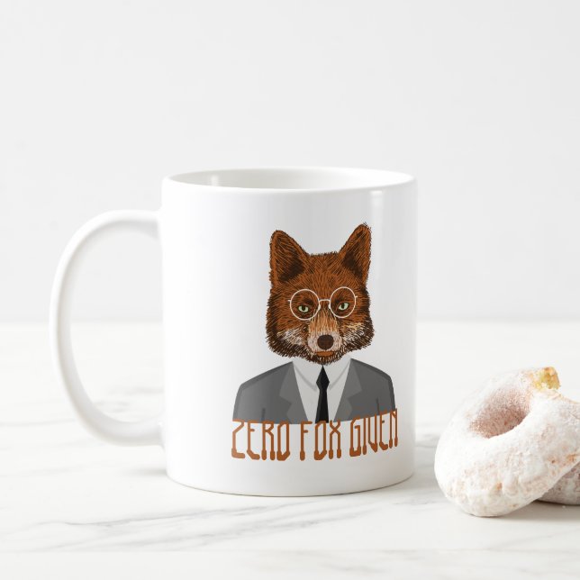 Zero Fox gegeben Spaß Kaffeetasse (Mit Donut)