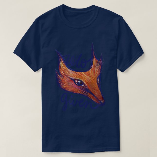 Zero Fox gegeben T - Shirt (Design vorne)